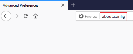andica windows tls firefox setting about config